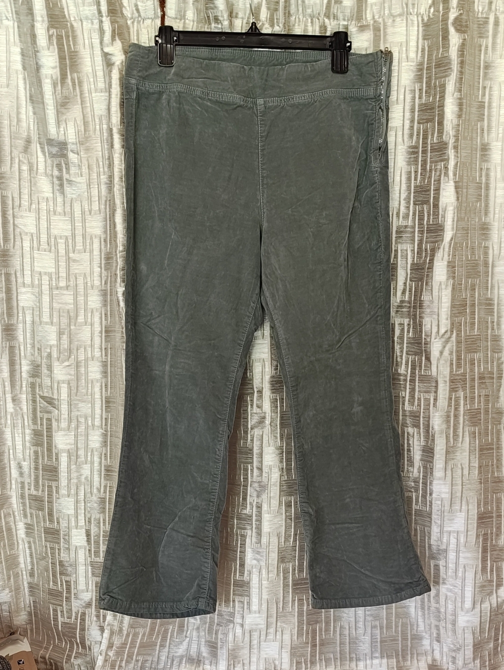 Free People We The Free Penny Pull-On Cord Flare Pants Gray